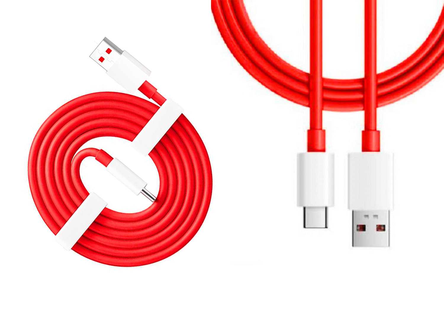 USB to Type-C Super Data Cable Type-C, PD Data Sync Fast Charging Cable, All Type C Devices, (RED), 1 Meter Compatible with All Cars