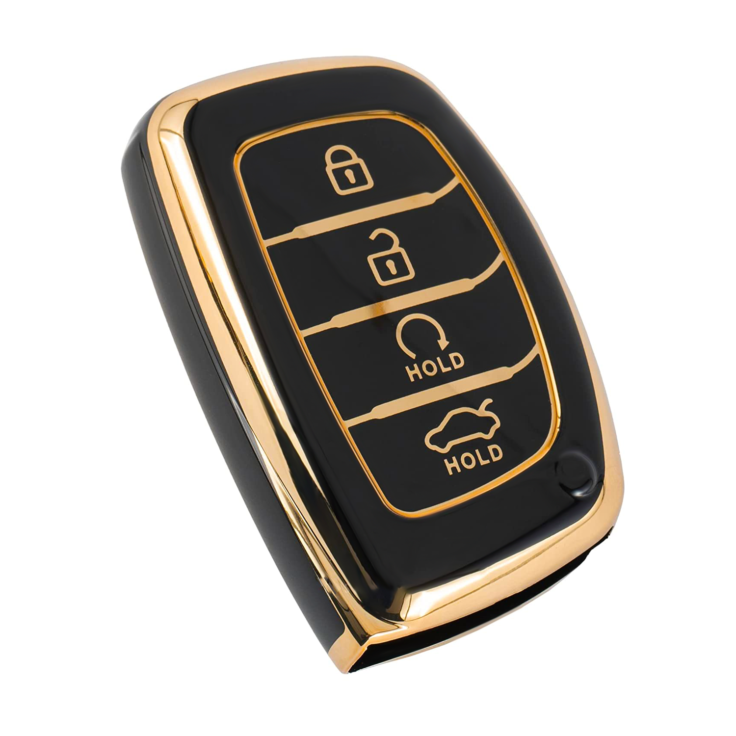 TPU Key Cover for Venue, Elantra, Tucson, i20 N Line 2021, Creta 2020, i20 2020 Model with 4 Button Smart Key