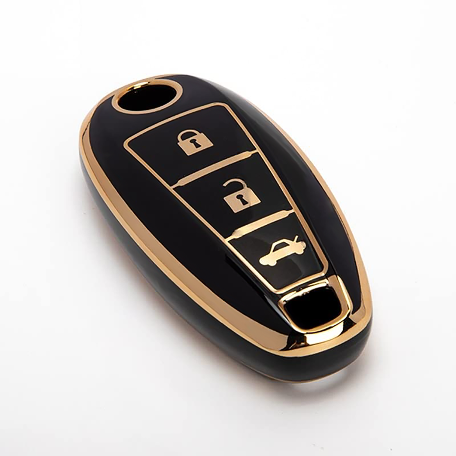 TPU Key Cover Compatible with Baleno, Brezza, S Cross, Ciaz, Swift 3 Button Smart Key