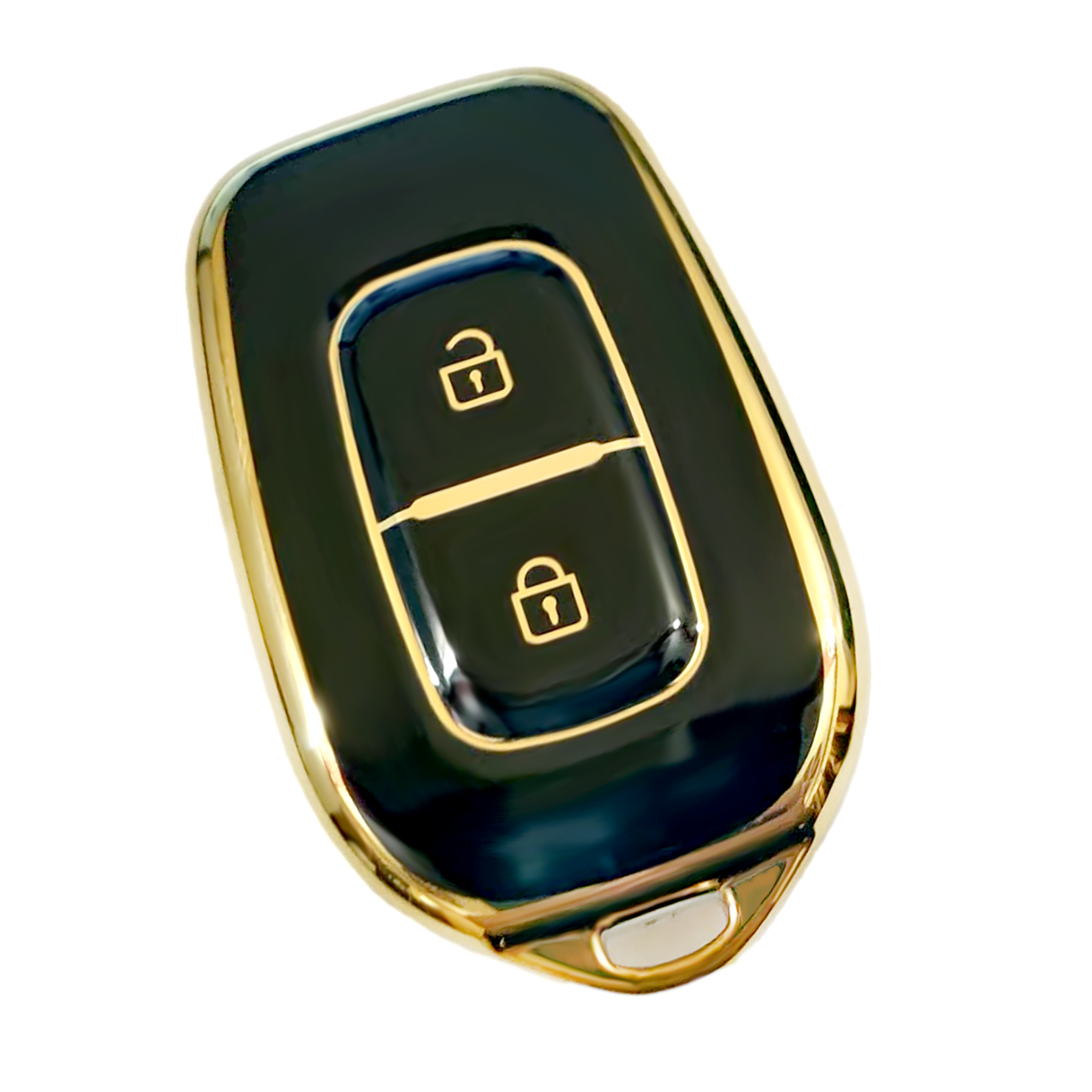 TPU Car Key Cover Compatible With Renault Kiger, Kwid, Duster 2 Button Remote Key