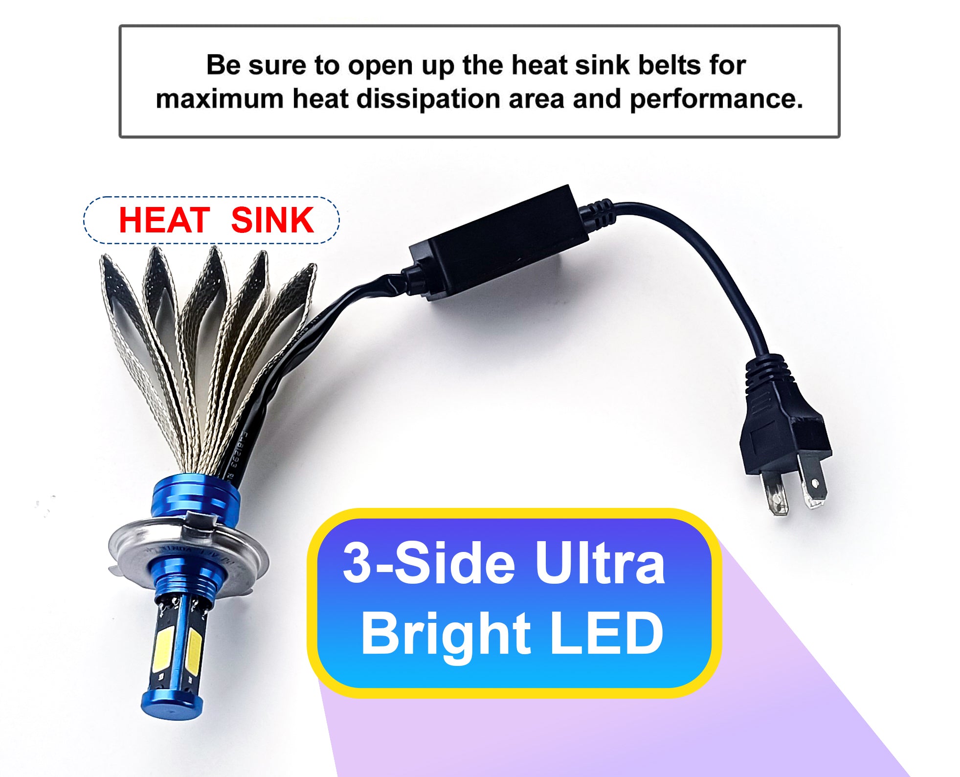 Auto Pearl Z3-HS1 with copper strip Heatsink Headlight Led Bulb (Pack of 1)