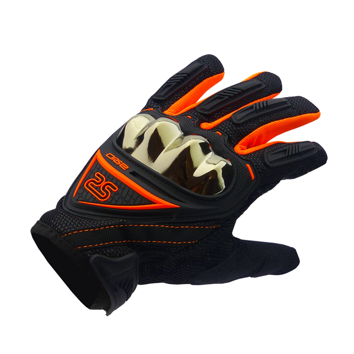 Bike Riding Gloves with Touch Screen Sensitivity Riding Gloves Riding Gloves Riding Gloves  (Black & Orange)