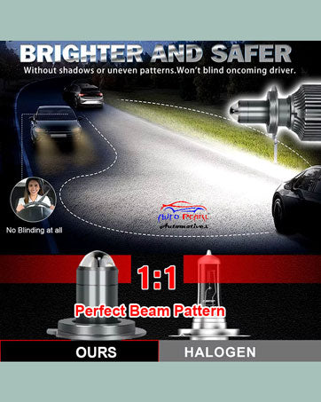 H4 Headlights Bulbs Lamp Vehicle Hi/Low Beam Car & Motorcycle Lights (Pack of 1)