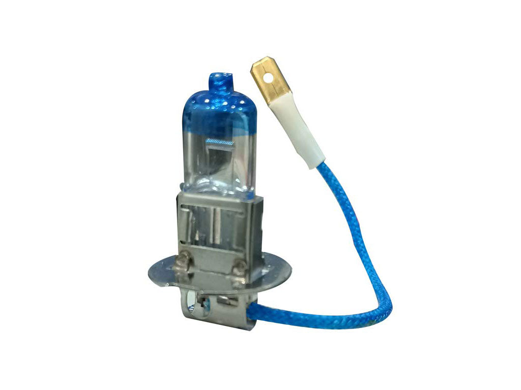 Sapphire Series H3 Cool Blue Halogen Head Light Bulb (55W, 12V) Compatible for most of the cars