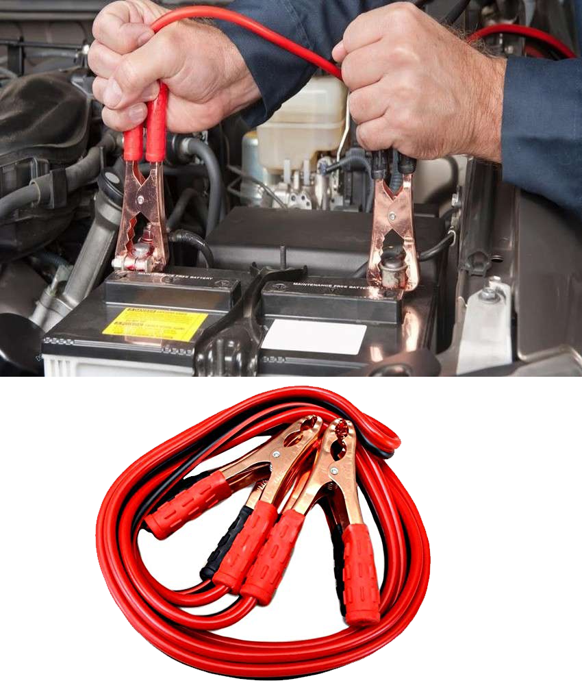 1500 AMP Car Heavy Duty Auto Jumper Cable Booster Wire Clamp Emergency Car Battery Charging Booster Cables with Alligator Wire for car Truck Battery Chargers to Start Engine