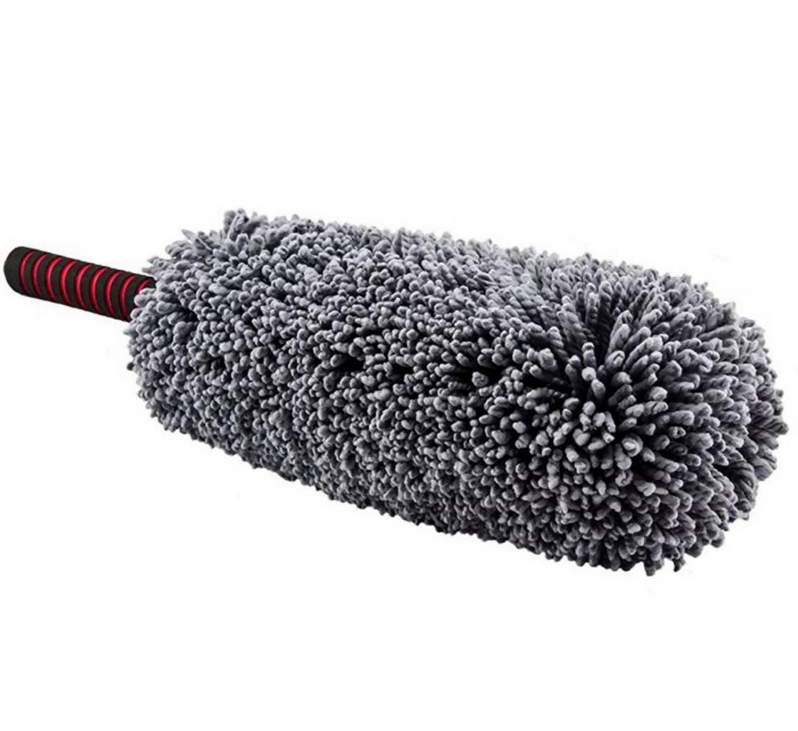 Microfiber Multipurpose Duster- Exterior Or Interior Use- Lint Free- Long Unbreakable Extendable Handle Pack of 1