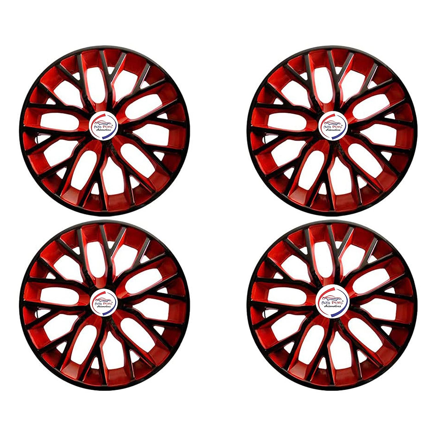 Press Type Hubcap Phoenix Wheel Cover Replacements for OEM Steel Wheels Polypropylene Material with Retention Ring | Set of 4 Pcs