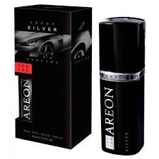 Areon Silver Perfume Car Air Freshener (50 ml)