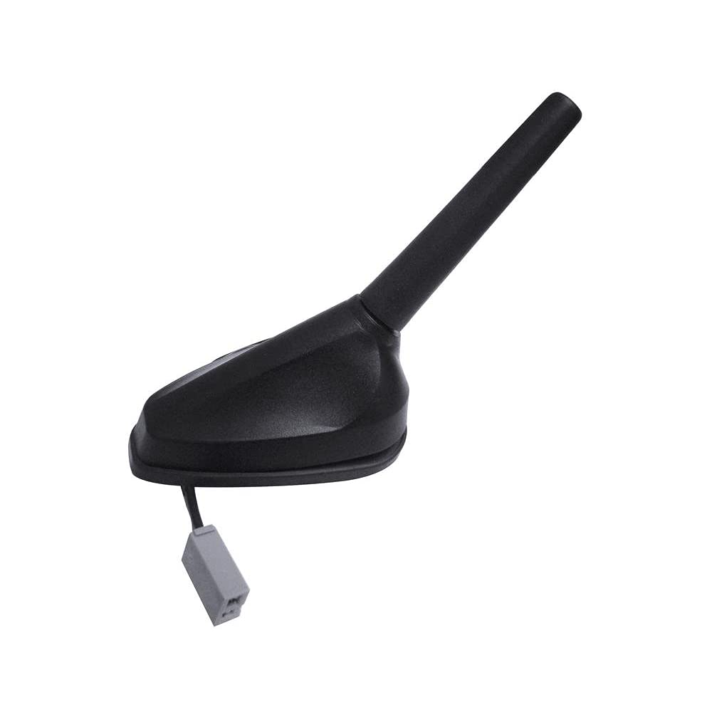 Vehicle Roof Mount Rubber Antenna Mast Flexible Car Antenna with Anti-Theft Design and Car Wash Safe - Black