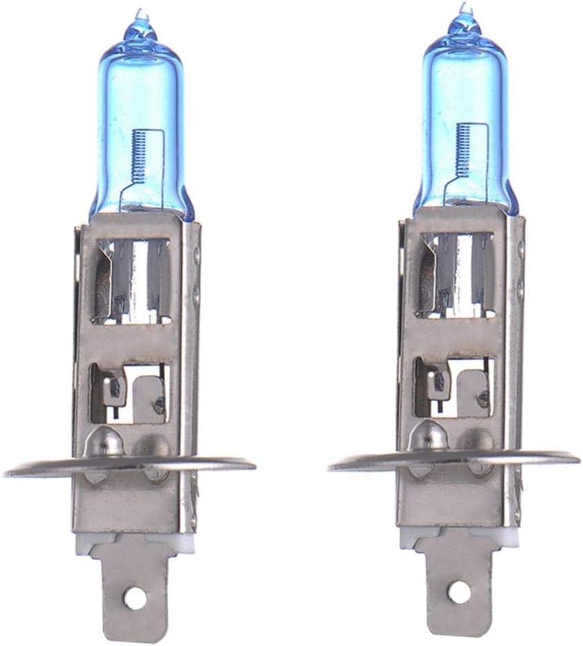 Sapphire Series H1 Cool Blue Halogen Head Light Bulb (55W, 12V, 2 Bulbs)