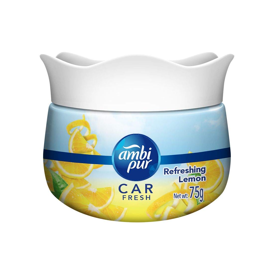 Ambi Pur Car Freshener Gel, Refreshing Lemon  (75 g)