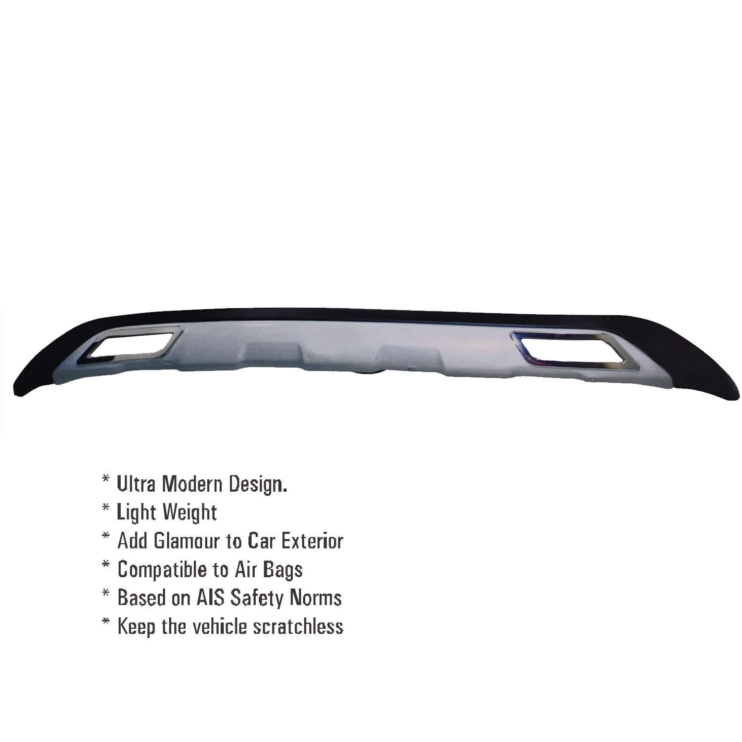 Bumper Diffuser (Rear) Reflector Imported Quality Compatible for Fortuner