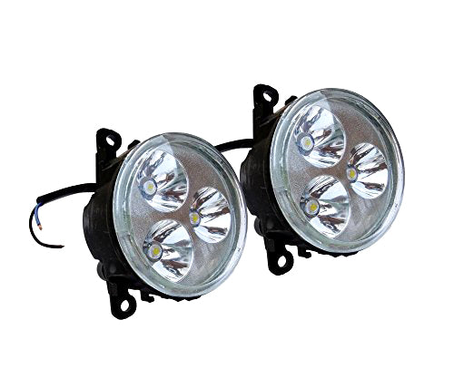 High Power 3 LED DRL Fog Lamp Assembly (Set of 2)