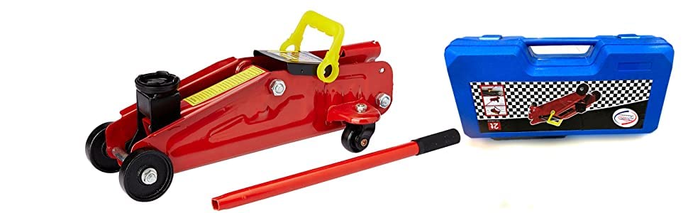 Car Jack (2 ton) Car Hydraulic Floor Jack Trolley Jack Compatible with All Cars