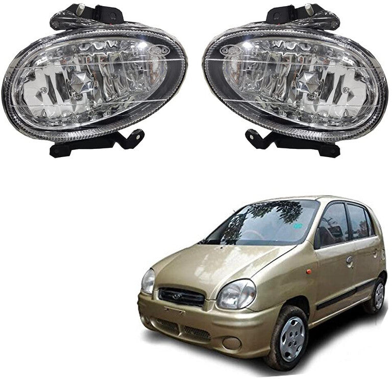 Car Fog Lamp Light Compatible with- Old Santro (Set of 2)