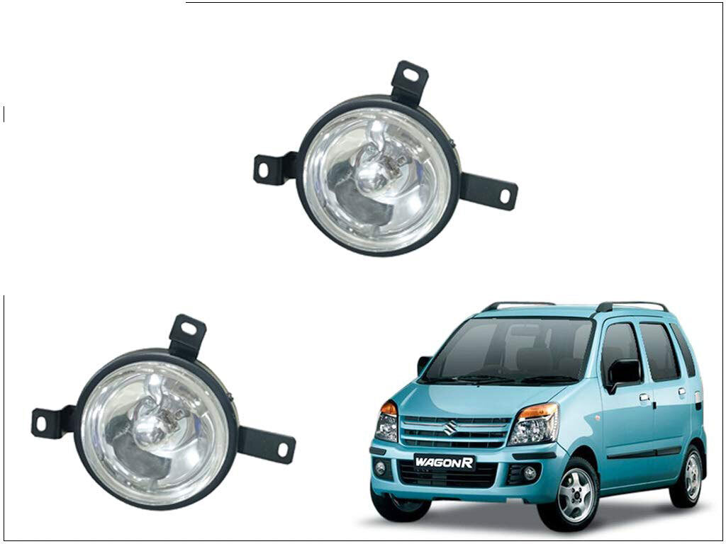 Car LED Fog Lamp Light Compatible with- WagonR (2007-2009) (Set of 2)