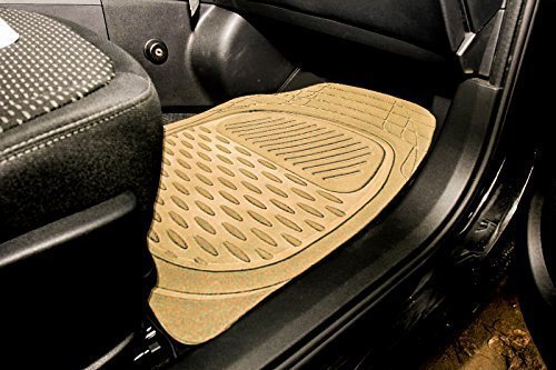 Heavy Duty Transparent 4Pcs PVC Rubber Car Mat