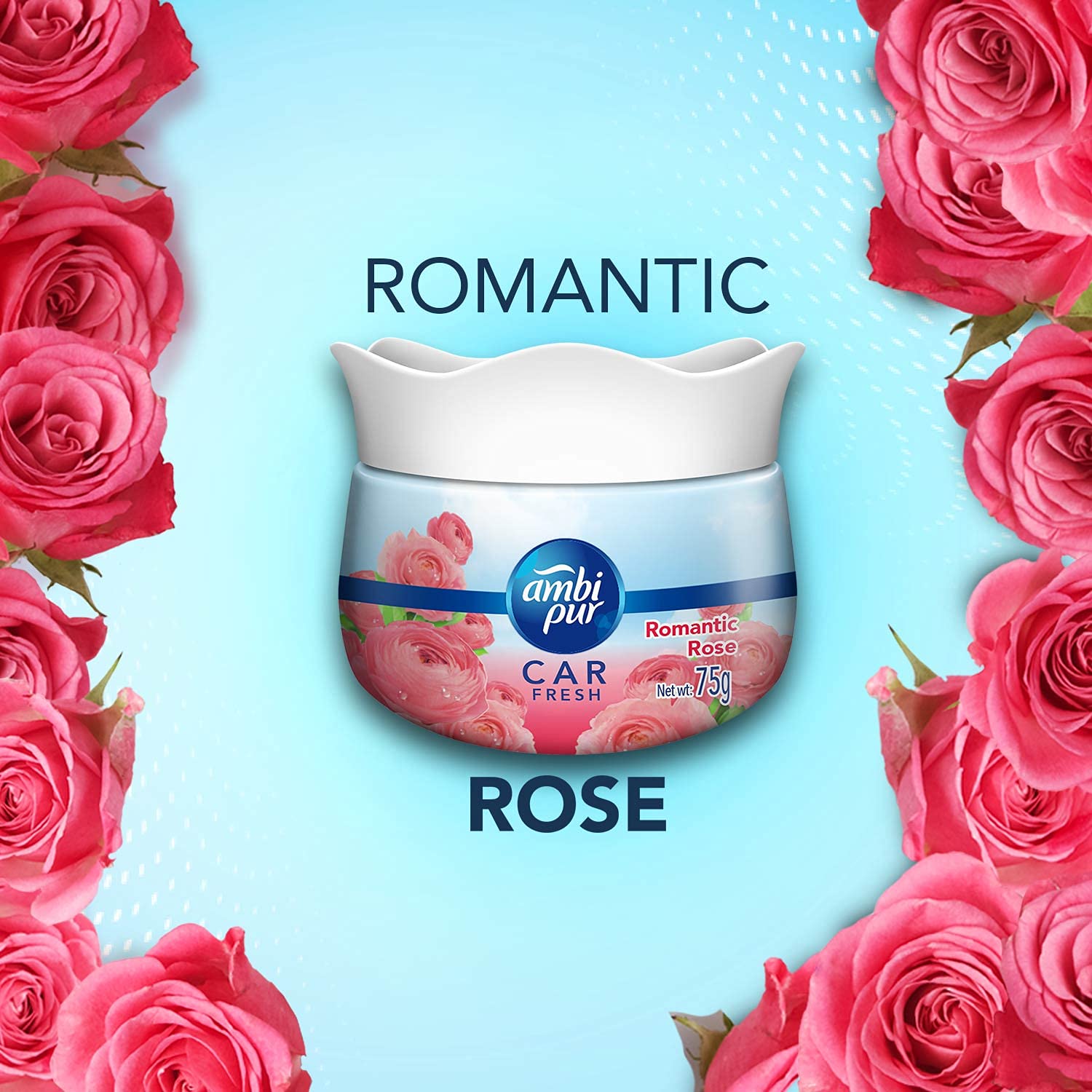 Ambi Pur Romantic Rose, Freshener Gel (75 g)