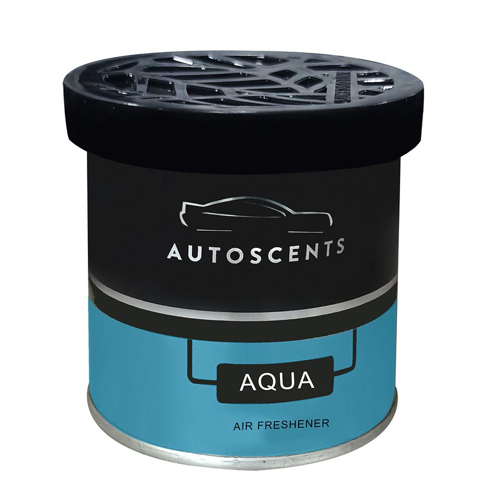 Auto Scents - Car Luxuary Organic Strong Air Freshener Perfume Gel, Freshen Up Your Car - 80 Grams - Aqua Fragrance