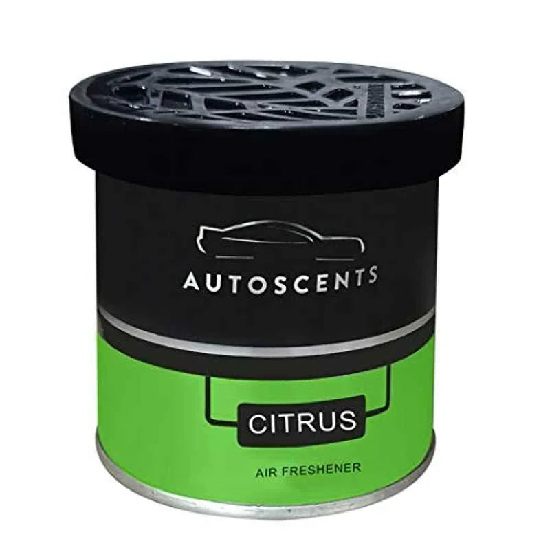 Auto Scents - Car Luxuary Organic Strong Air Freshener Perfume Gel, Freshen Up Your Car - 80 Grams - Citrus Fragrance