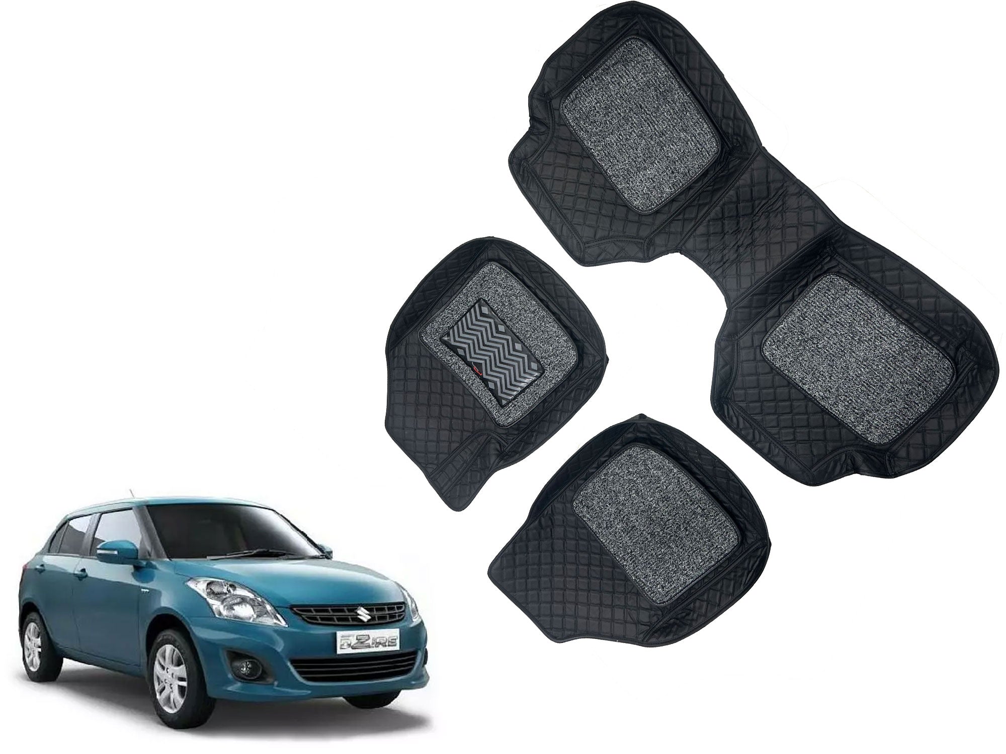 Universal Leatherite 7D Mat Car Floor Mats