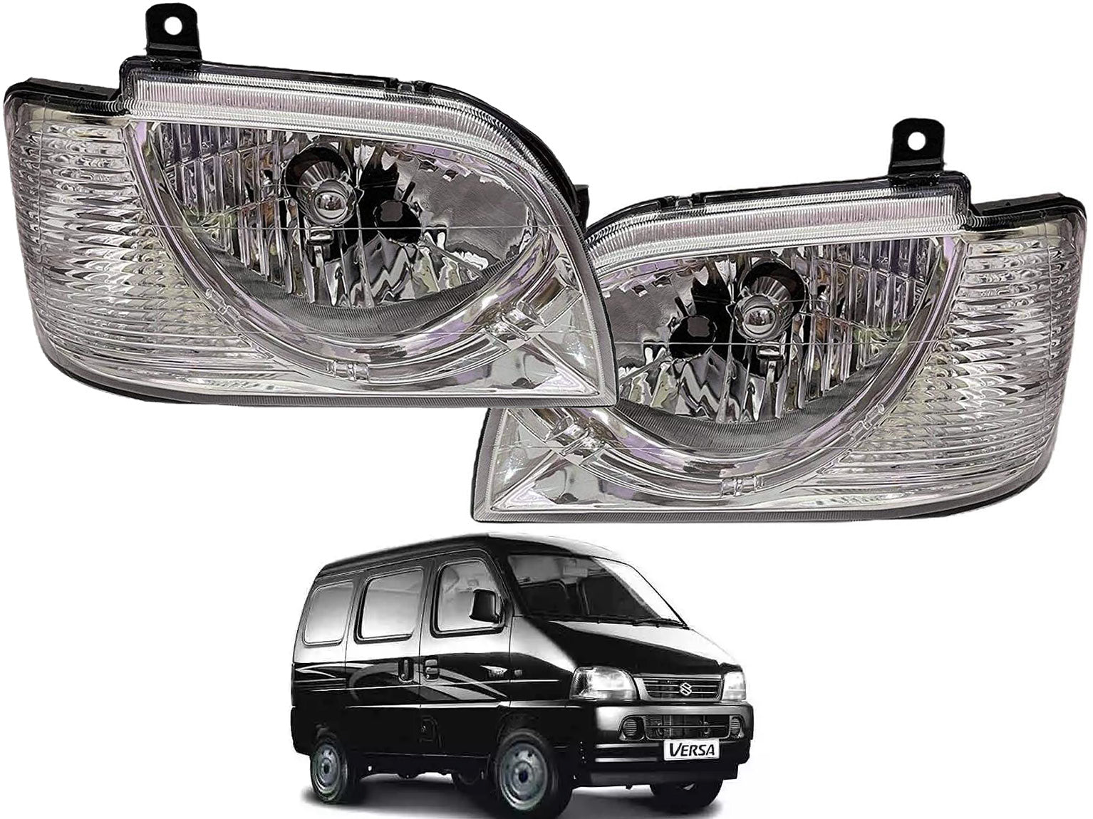 Auto Pearl Headlight Assembly Compatible with Versa