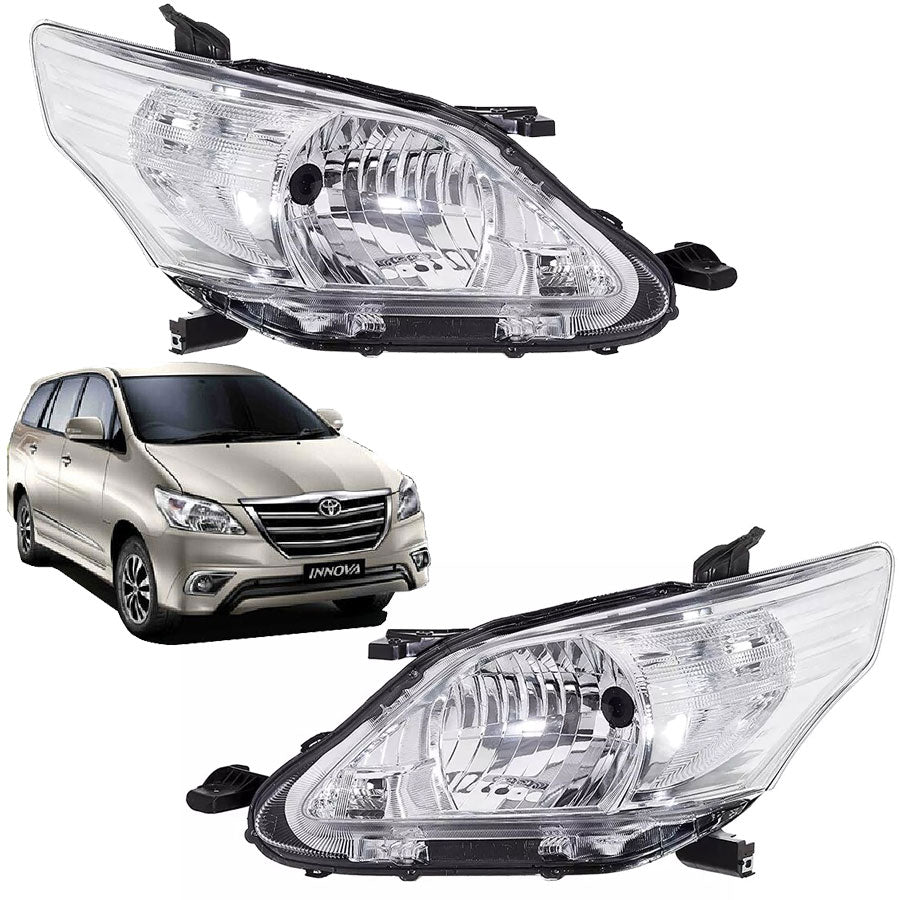 Auto Pearl Headlight Assembly Compatible with Innova Type-3 (2013-2015)