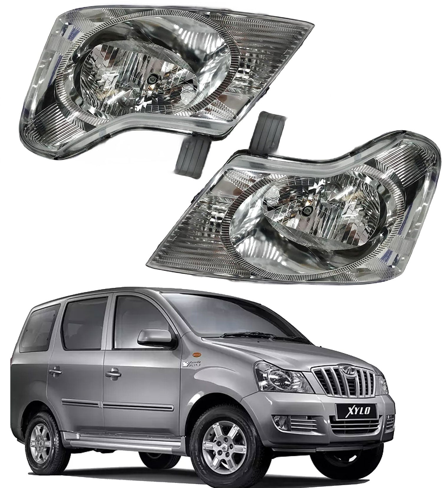 Auto Pearl Headlight Assembly Compatible with Xylo Type-1 (2009-2013)