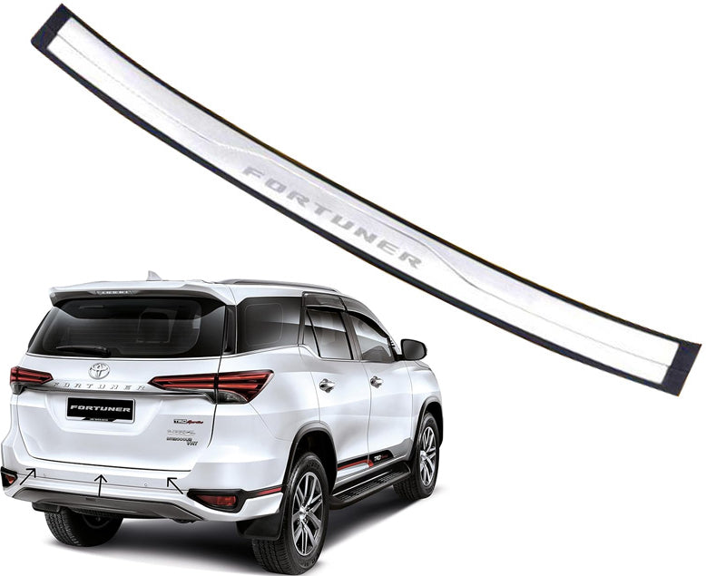 Car Rear Bumper Step Trim Guard Compatible with - Fortuner 2017