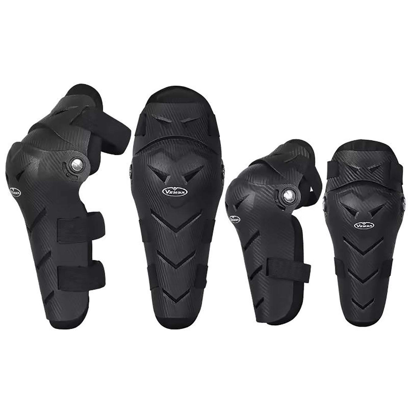 Protective Knee Sleeve 2 Pcs, Black Arti-Large Foam Pads compatible with All Bike (4 Pcs)