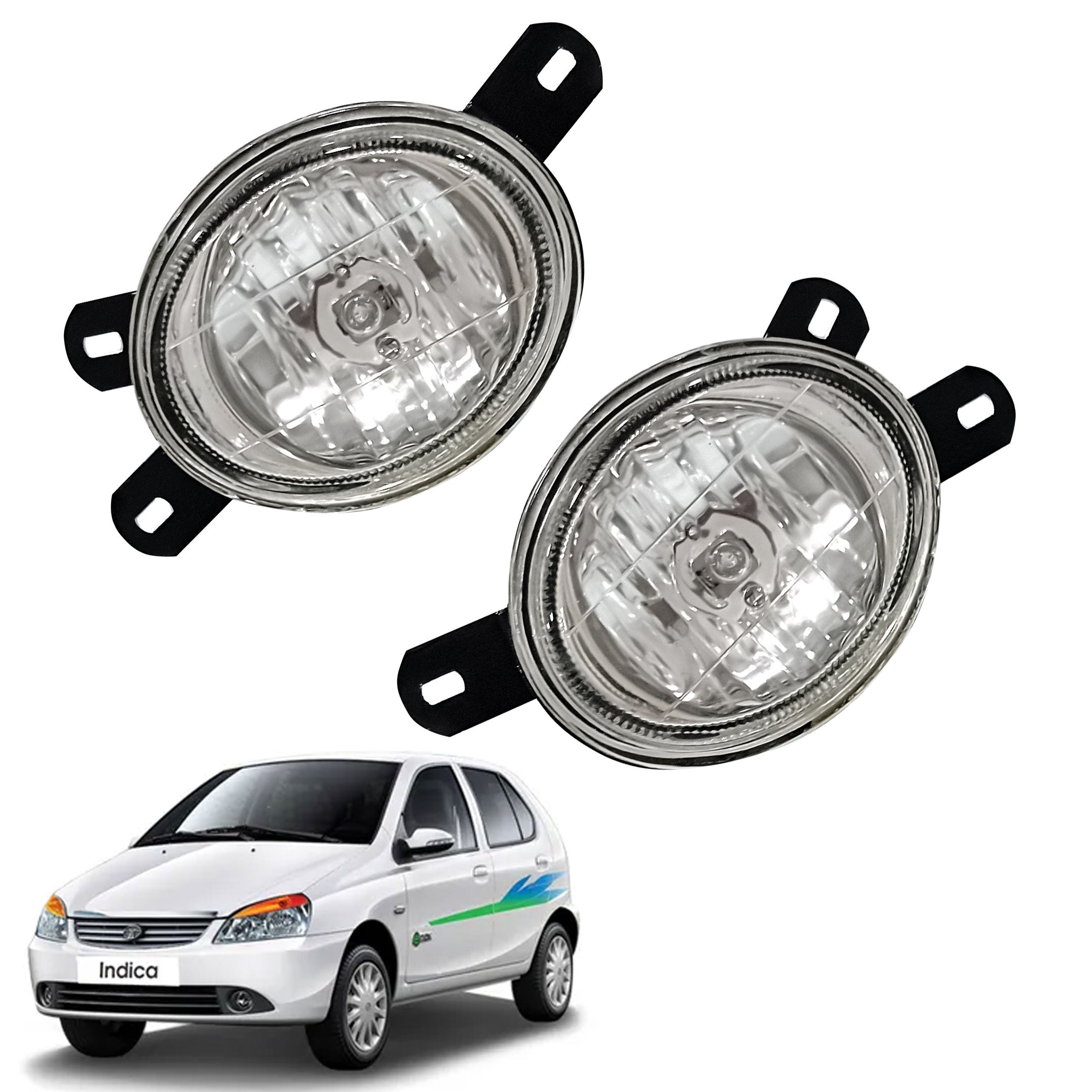 High Power Premium Quality Fog Lamp Compatible with Indica 2007 (Set of 2 Pcs)