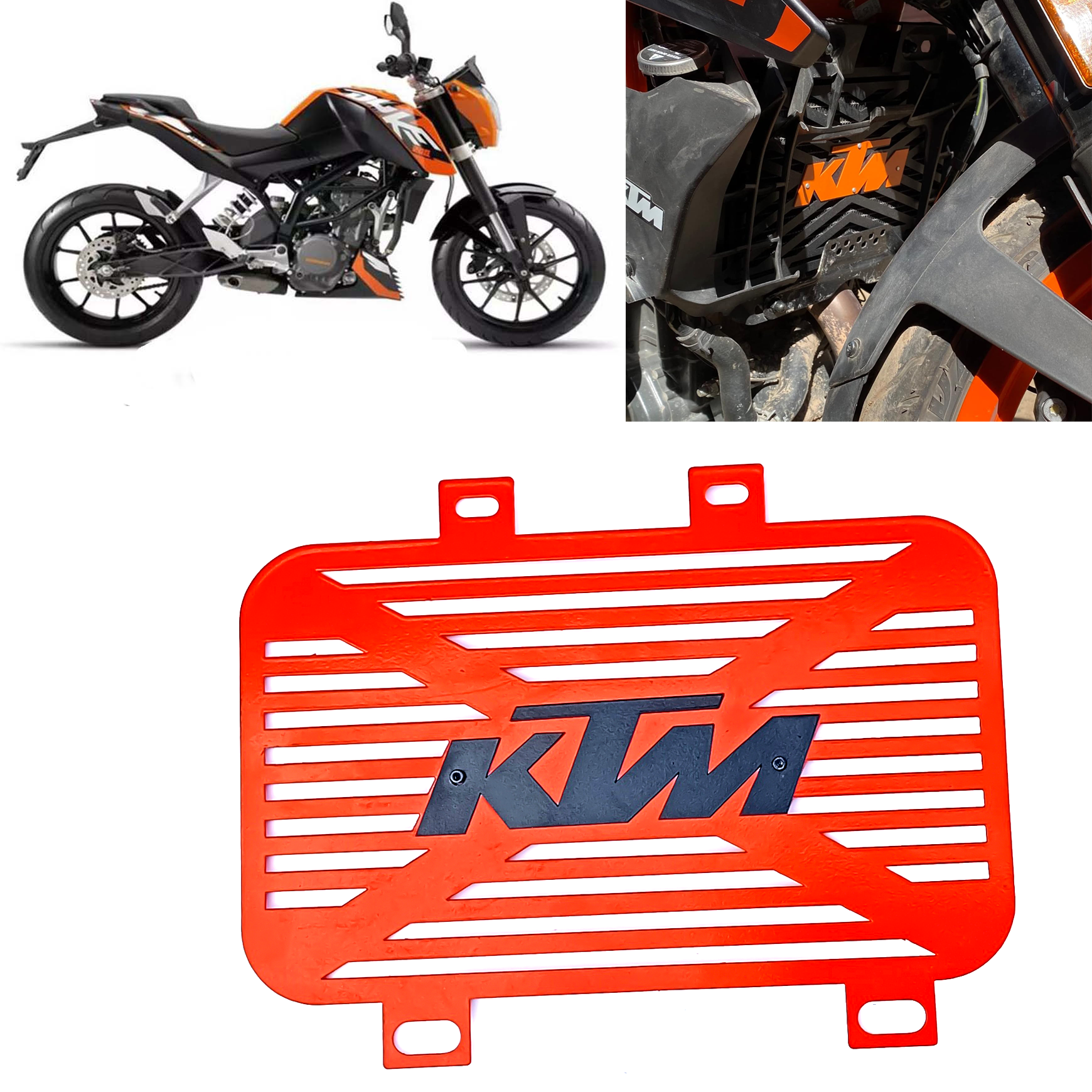 Radiator Guard /Radiator Grill compatible with KTM 200 Duke Bike Radiator Guard  (KTM)