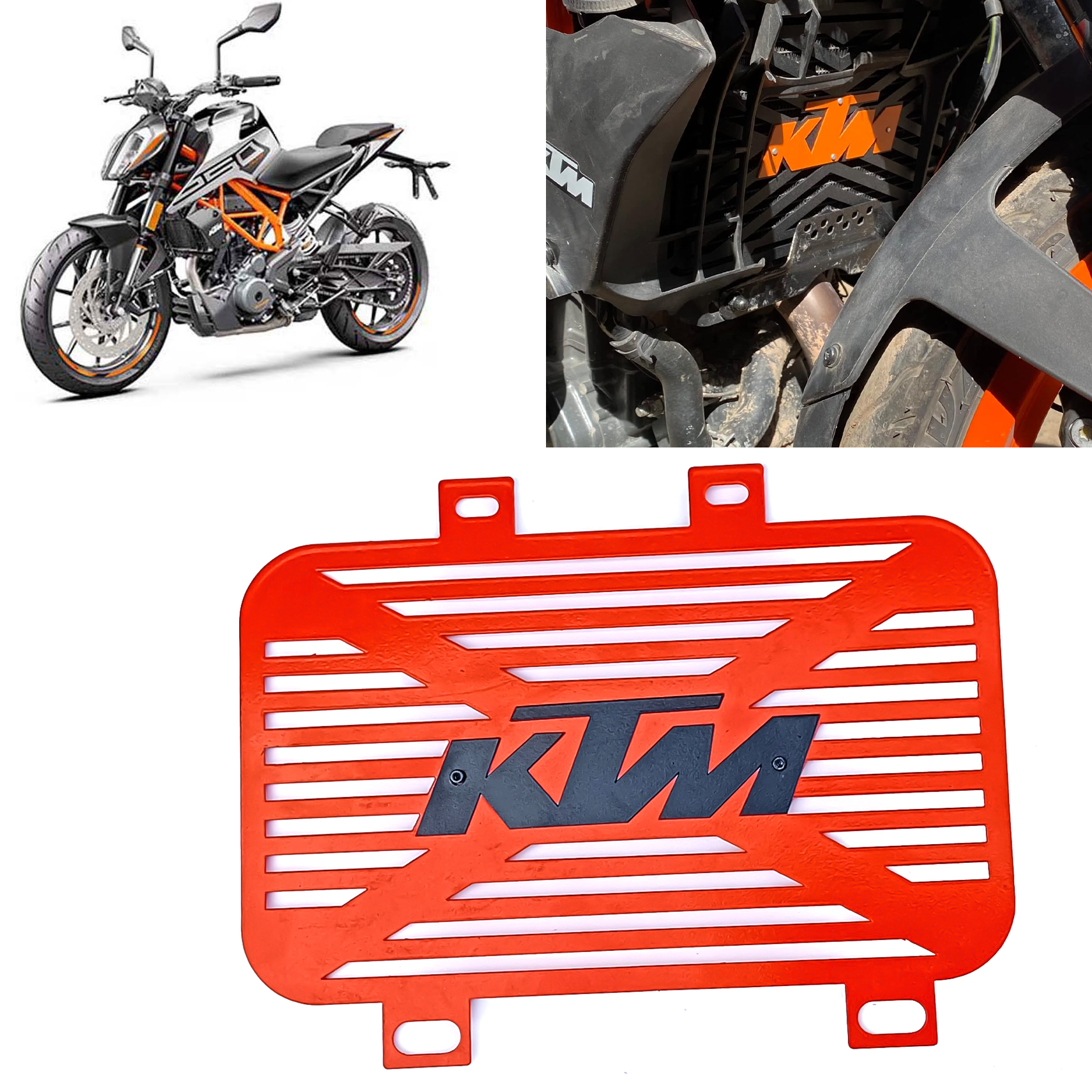 Radiator Guard /Radiator Grill compatible with KTM 250 Duke Bike Radiator Guard  (KTM)