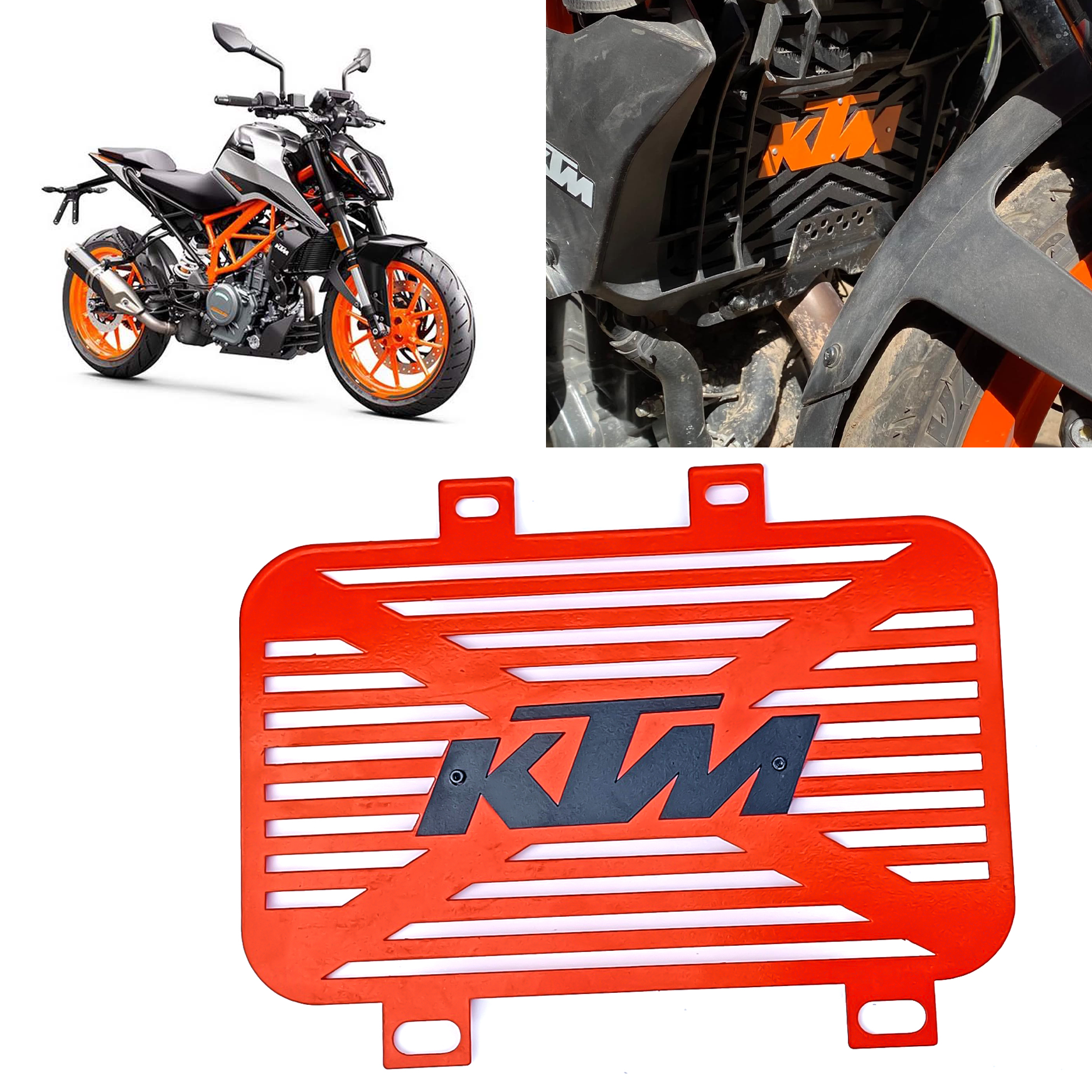 Radiator Guard /Radiator Grill compatible with KTM 390 Duke Bike Radiator Guard  (KTM)