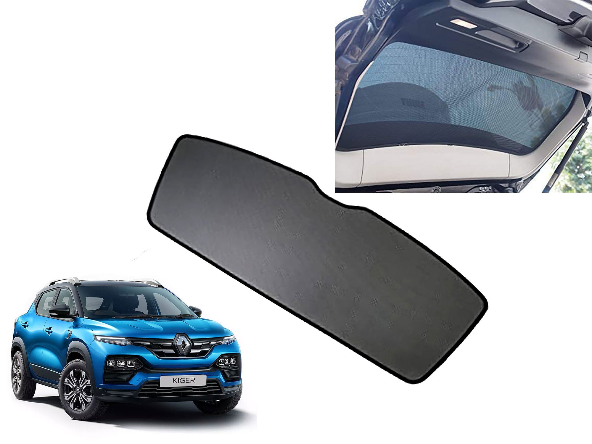 Rear Dicky Cotton Mesh Fabric Sun Shades Car Curtain 1 Pc for Nissan