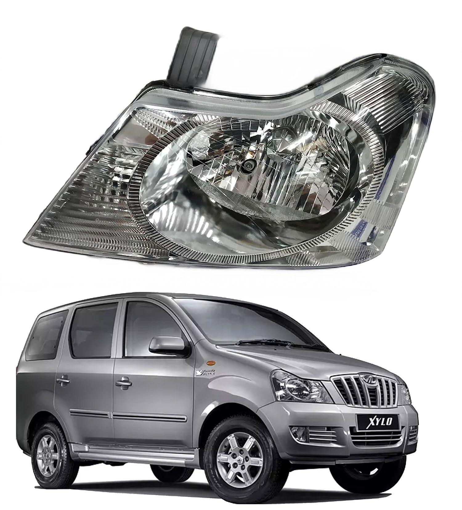 Auto Pearl Headlight Assembly Compatible with Xylo Type-1 (2009-2013)