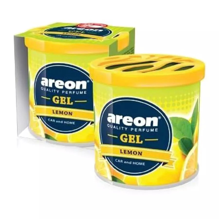 Aeron Lemon Gel Air Freshener for Car, 80g