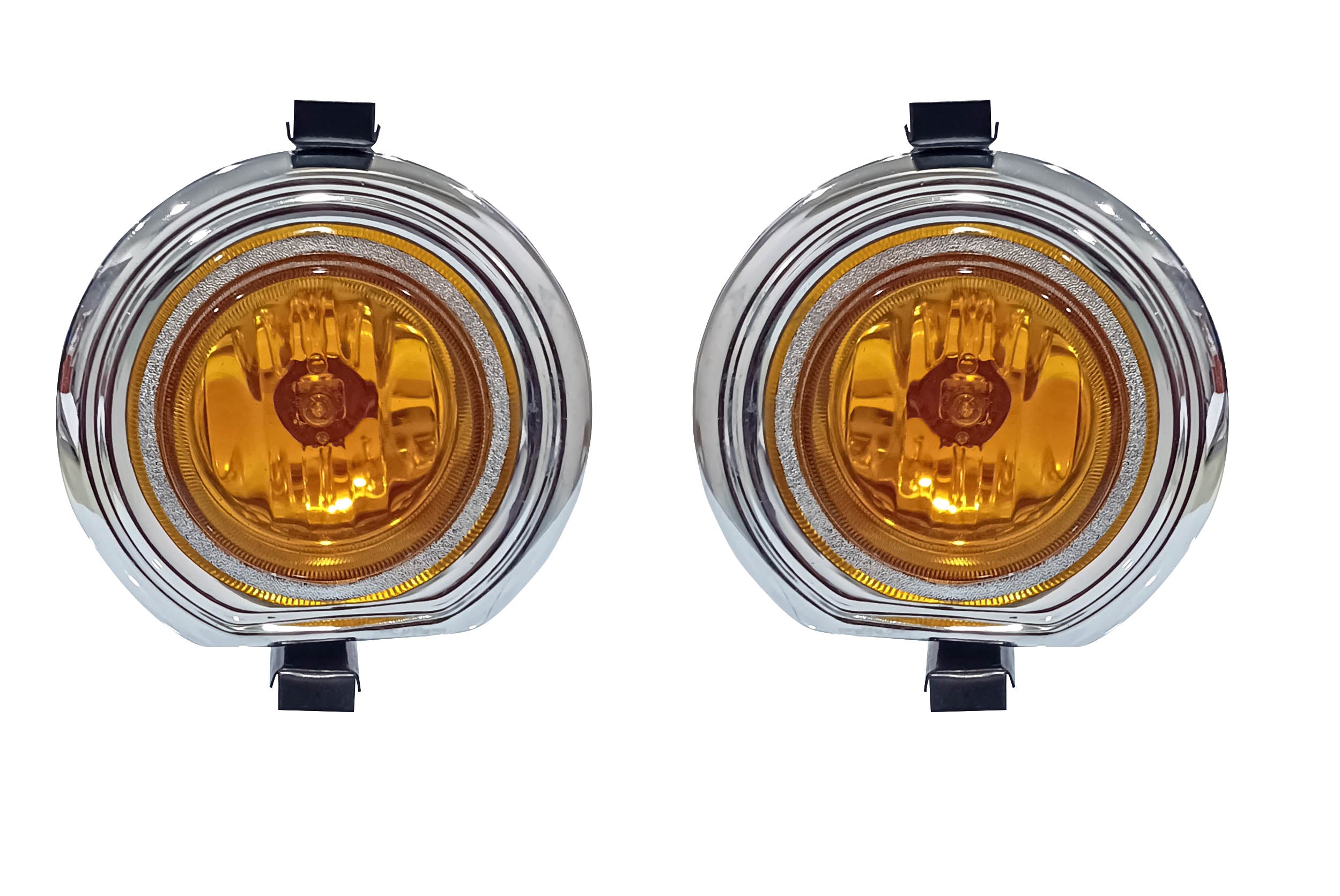 High Power Premium Quality Fog Lamp Yellow Compatible with New Bolero (Set of 2 Pcs)