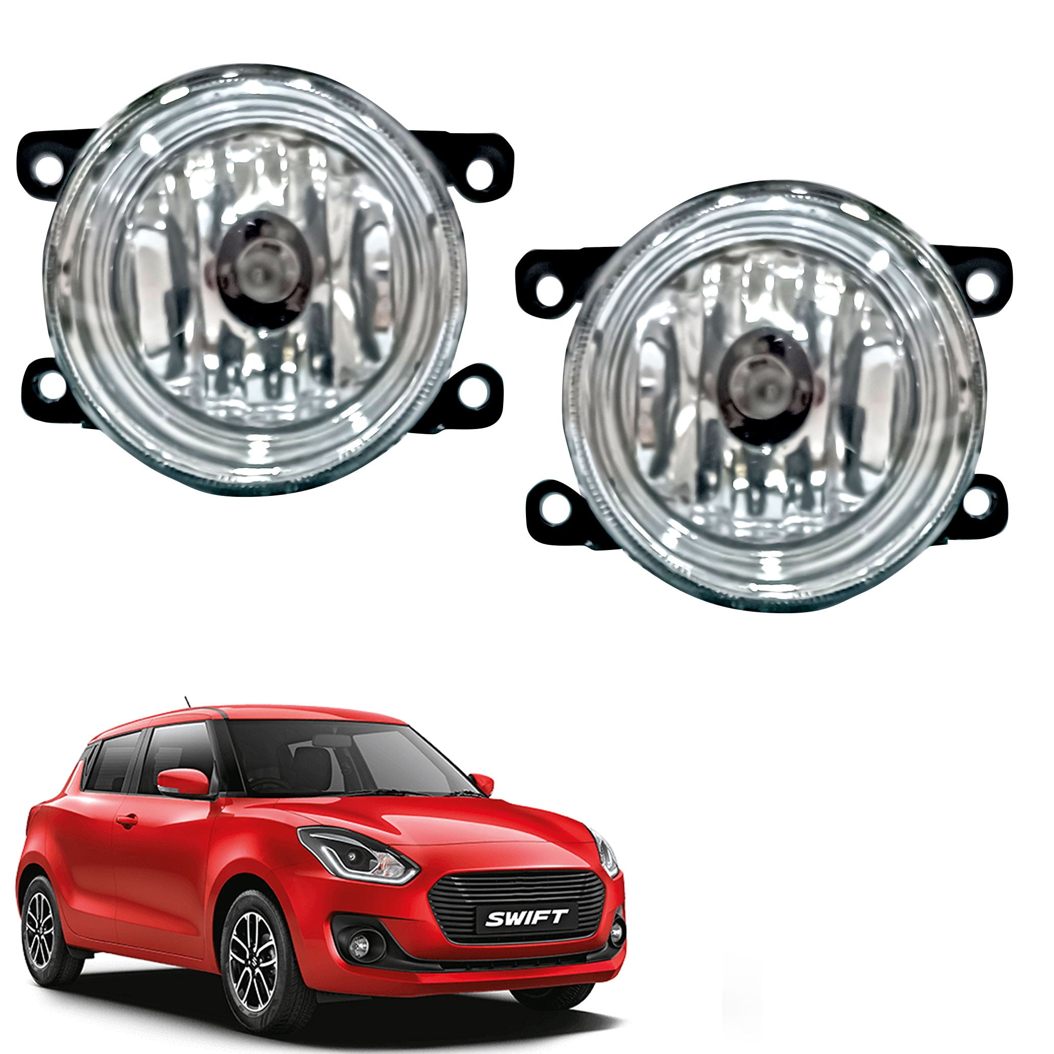 High Power Premium Quality Fog Lamp Compatible with Swift (Set of 2 Pcs)