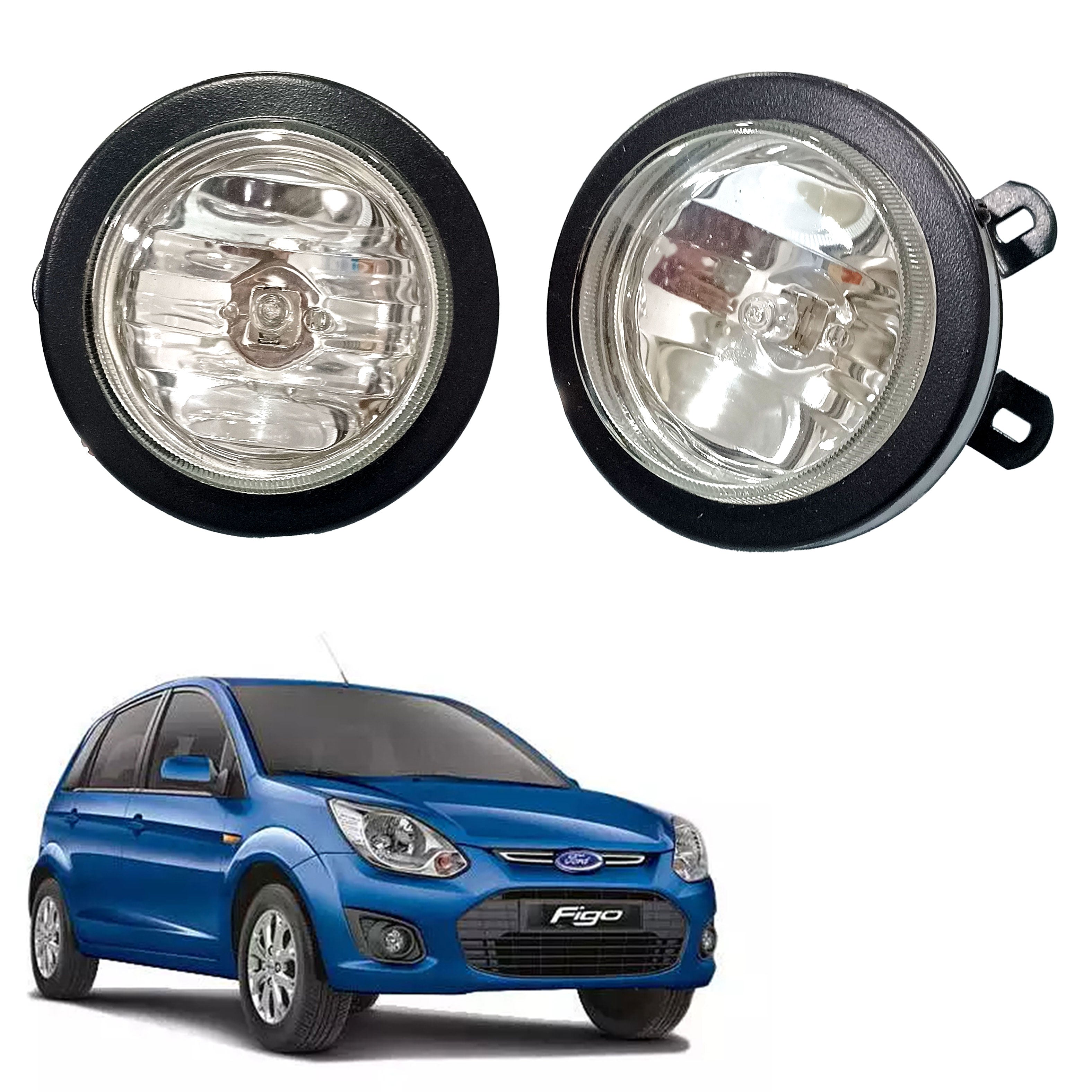 High Power Premium Quality Fog Lamp Compatible with Old Figo (Set of 2 Pcs)