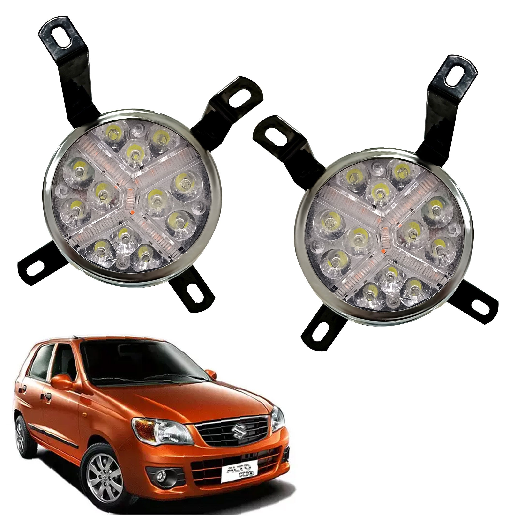 High Power Premium Quality Fog Lamp Compatible with Old K10 (Set of 2 Pcs)