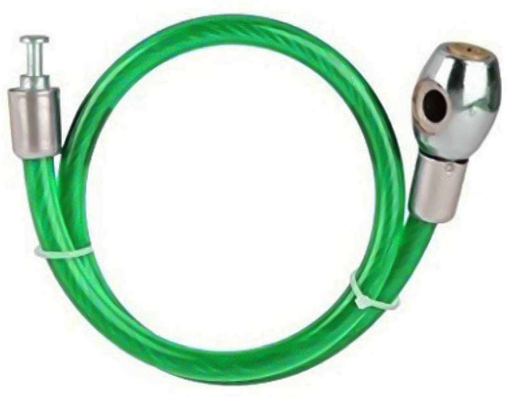 Multipurpose Heavy Duty, Goti Lock for Bikes, Bicycle, Helmet, Luggage, Cable Lock Compatible with Bike (Green)