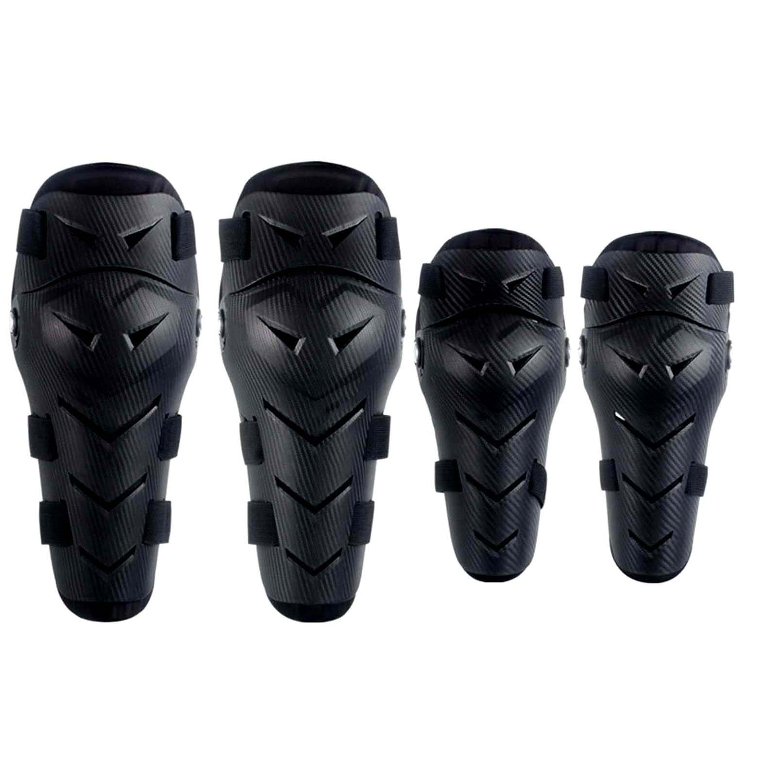 Protective Knee Sleeve 2 Pcs, Black Arti-Large Foam Pads compatible with All Bike (4 Pcs)