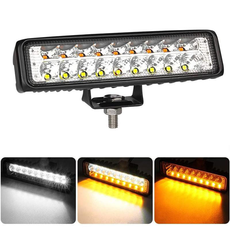 18 LED Yellow/White & Blinking Led Fog Light (Pack of 1)