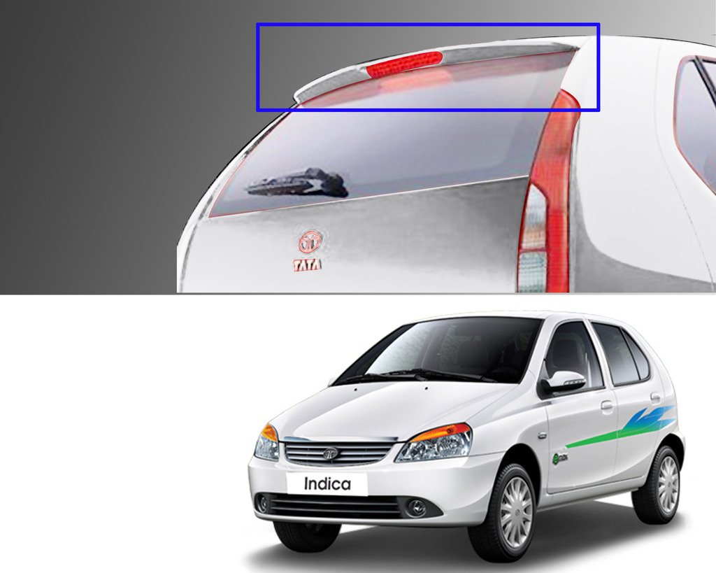 OE Type Car Spoiler for - Indica (White)