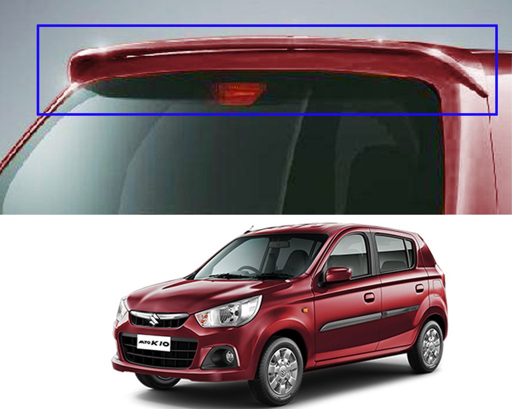 OE Type Car Spoiler for - Alto K10 (Fire Brick Red)