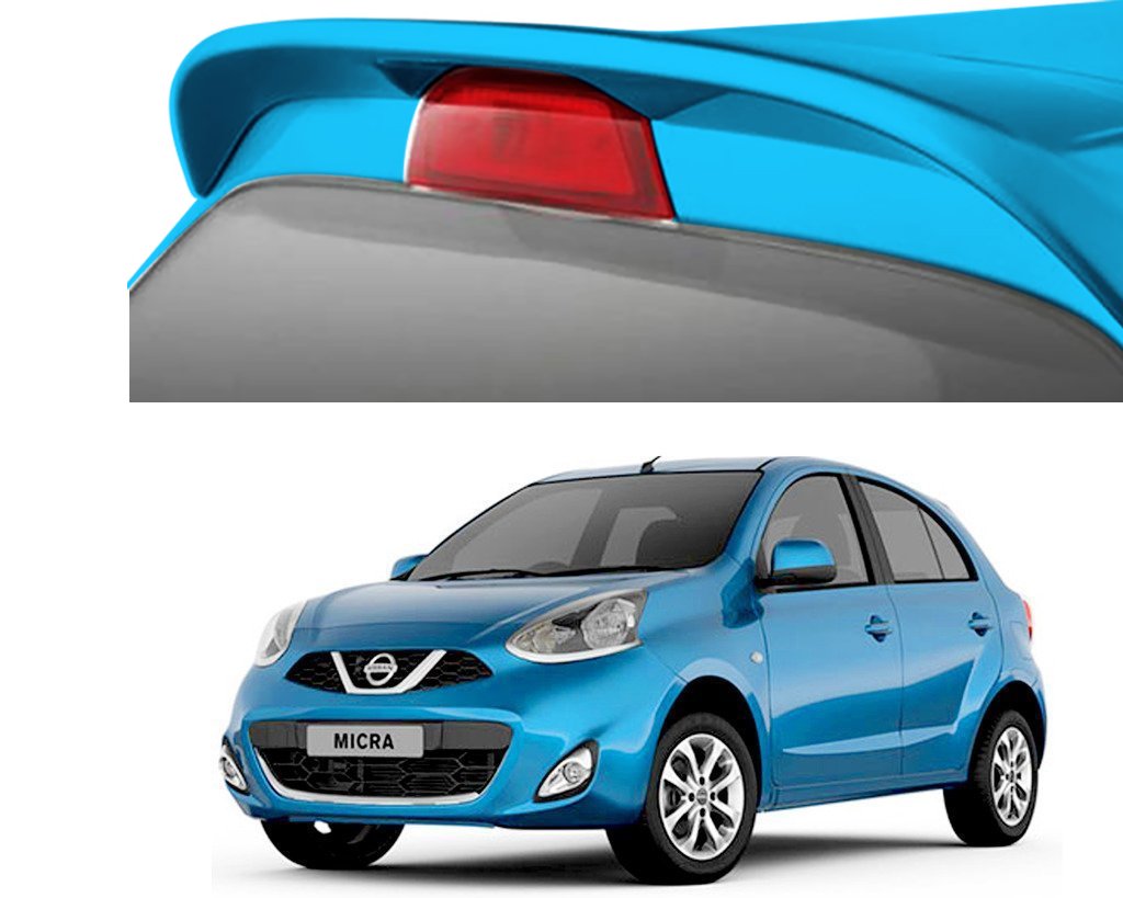 OE Type Car Spoiler for - Micra (Turquoise Blue)