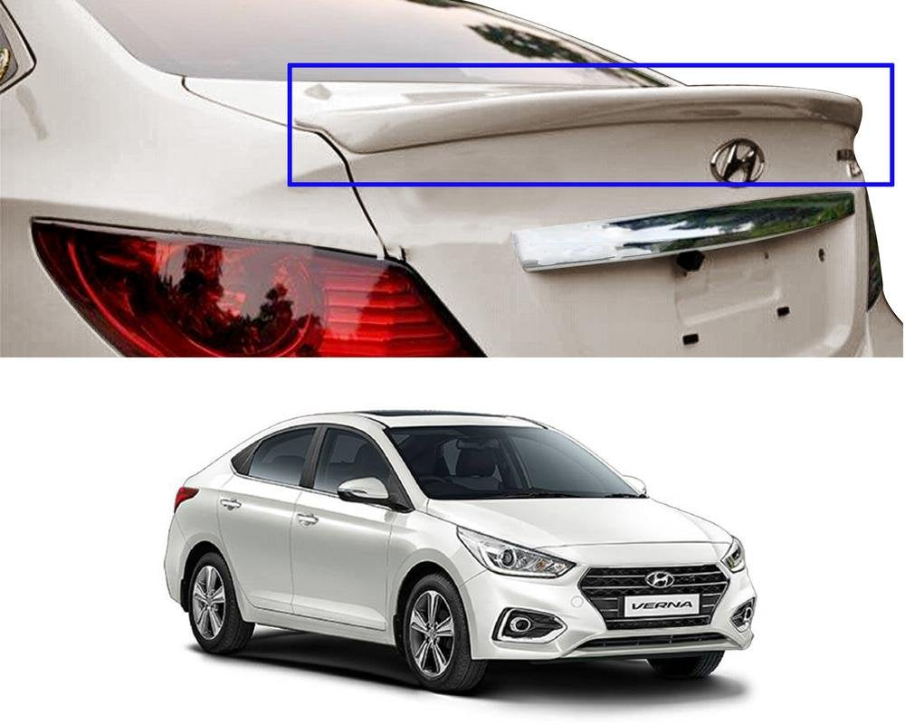 O.E Type Car Spoiler for Verna 2018 (White)