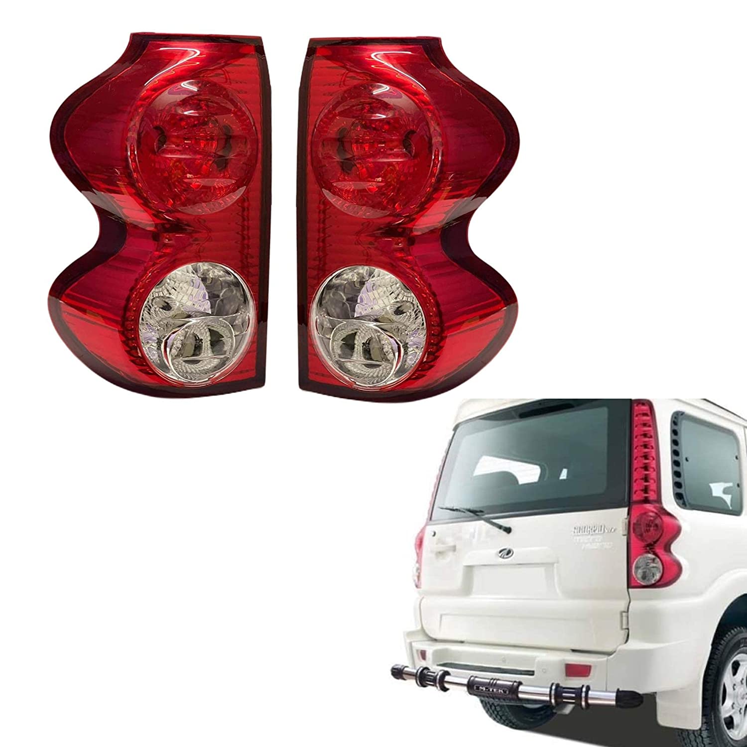 Auto Pearl Tail light/Back light assembly Compatible with Scorpio (2006-2014) Type-2