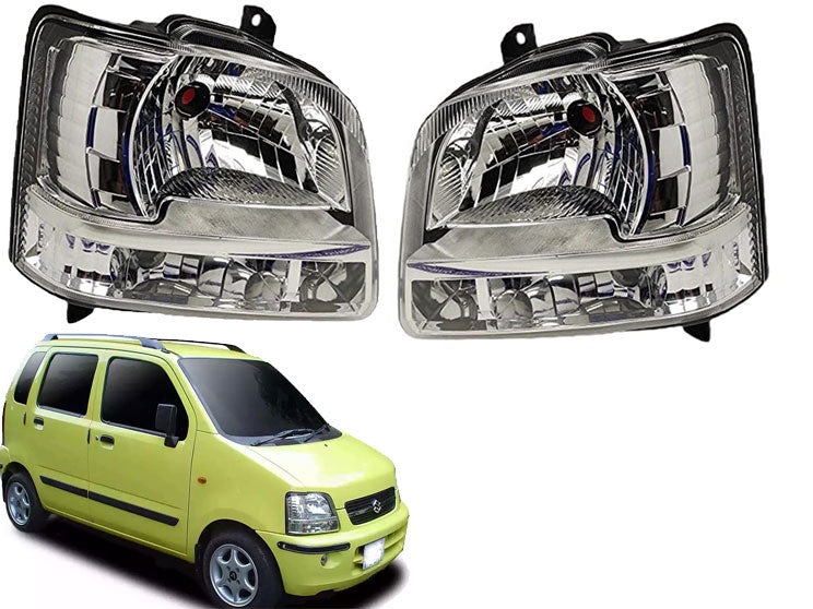 Auto Pearl Headlight Assembly Compatible with WagonR Type-2